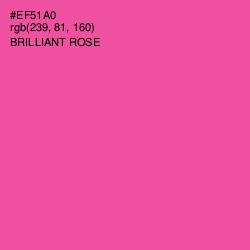 #EF51A0 - Brilliant Rose Color Image